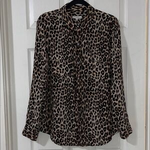 Equipment Wild Patterned Top